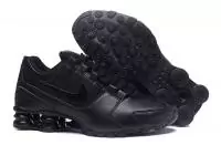 hommes nike shox avenue prm se 803-802 pu balck